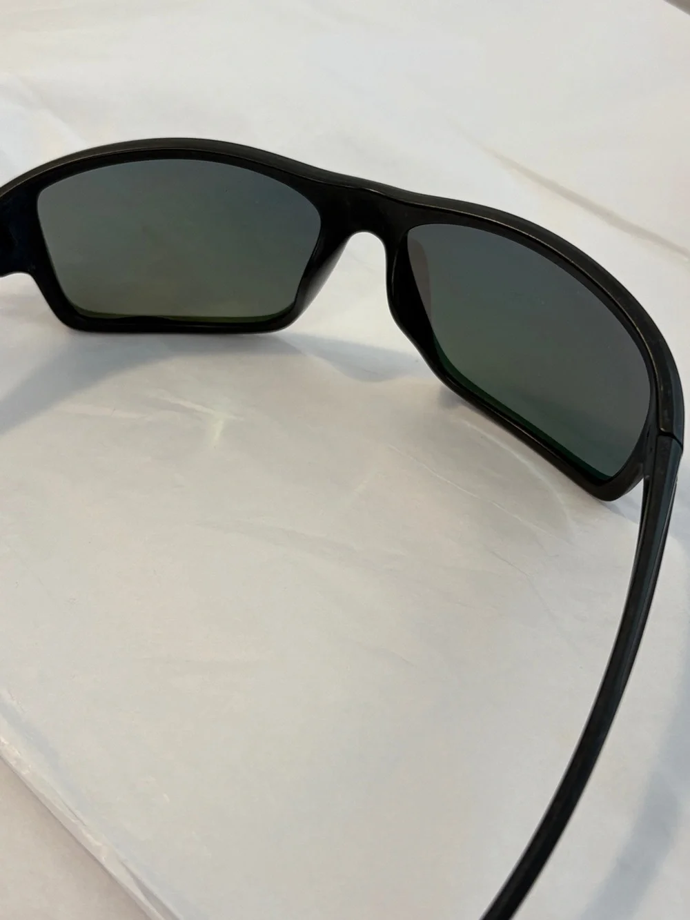 Puma Matte Black Wrap Sunglasses with Green Logo Model PE 0002 SCOS 61 16-140